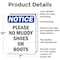 Signmission 10 in Height, 7 in Width, Aluminum, Rectangle OS-2PACK-NS-A-710-V-17533 - alternate 3